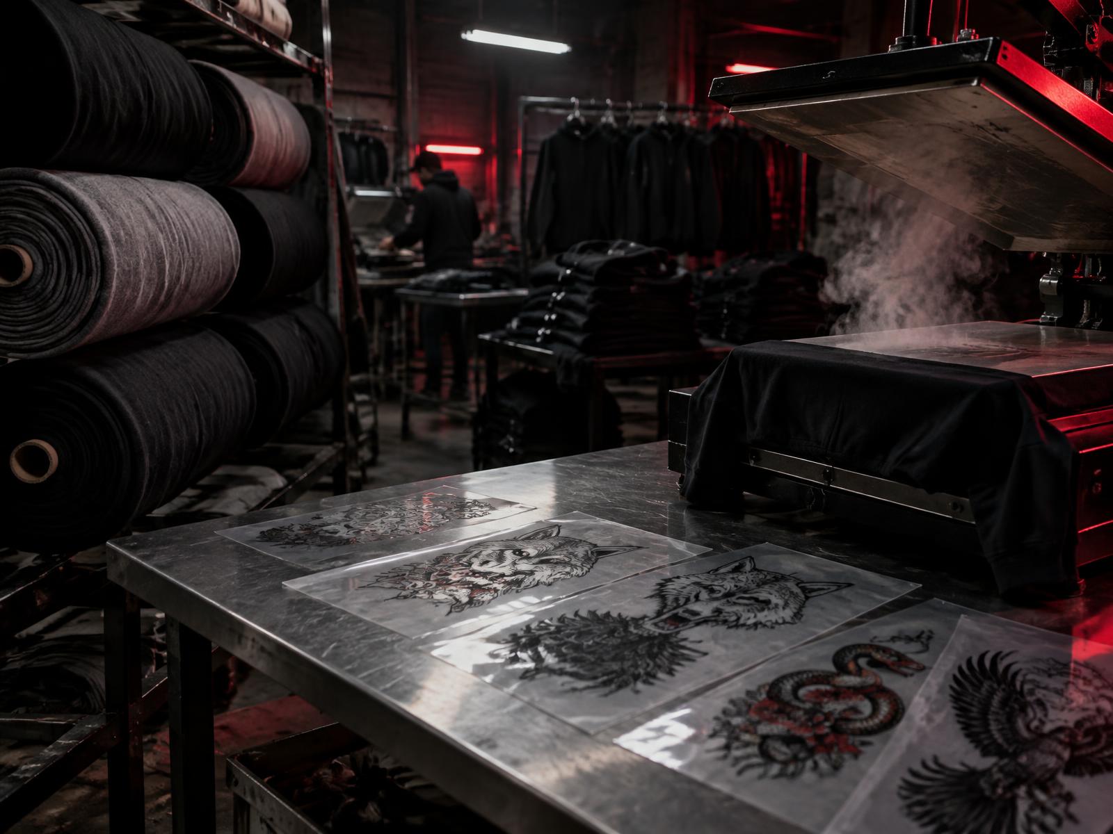 KERVO Start Your Brand wholesale garment production with DTF printing